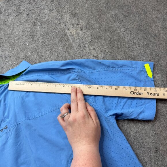 Huk Shirt Men Small Solid Performance Fishing Short Sleeve Button-Down - Picture 12 of 13